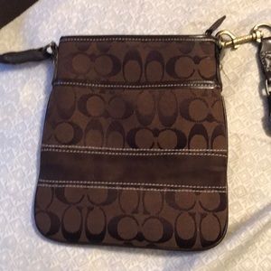 Over the shoulder Coach purse